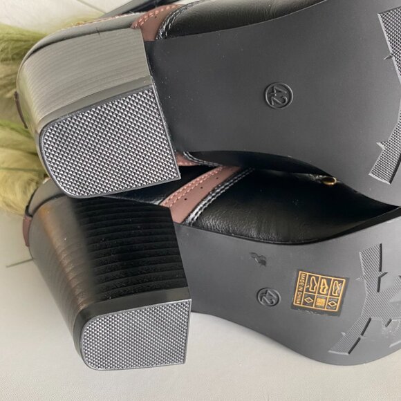 Western Cutout Studded Stitched Ankle Bootie Fits Sz 10 - Picture 8 of 10